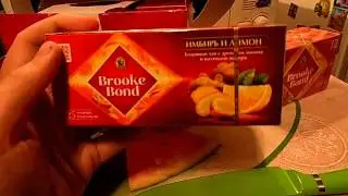 Чай Brooke Bond (Unboxing) Чашка ON THE GO В подарок !