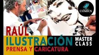 Aprende Ilustración de Prensa con RAÚL. Art Master Class.