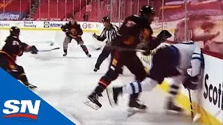 Milan Lucic Drives Mason Appleton Head-First Into Boards & Punches Neal Pionk After The Play
