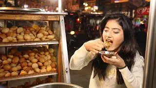 Living on 24 Hours Golgappa ( Pani puri ) Challenge | Golgappa Challenge