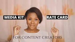 WHAT SHOULD BE IN YOUR MEDIA KIT AND RATE CARD | WELL EXPLAINED | IAMYEYCHI