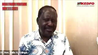 PRIME MINISTER RAILA ODINGA SUPPORTS DIASPORA VOTING RIGHTS