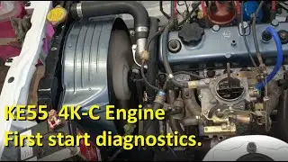 Corolla KE55 Build. First Start Diagnostics. 4k-c