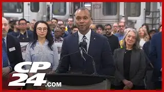 Officials with the TTC announce 'major step' with new trains for Line 2