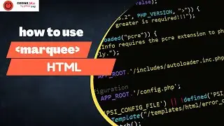 how to use marquee tag in html by notepad++