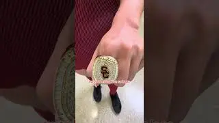 A ring tour with USC women's soccer 🤩 #shorts #usc #soccer #champs