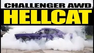 Challenger AWD BURNOUT!!!