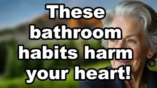 4 Bathroom Habits After 70 That Slowly Damage Your Heart | Advice for the elderly