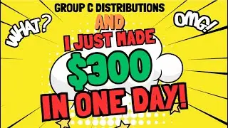 I MADE $300 in ONE DAY on ONE SINGLE TRADE!!  Also YieldMax Group C Distribution Announcements