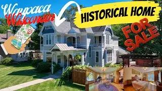 Historical Home FOR SALE in Waupaca Wisconsin | Real Estate Drone Video Tour