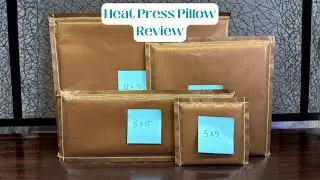 Review - Heat Press Pillow 4-Pack #amazonfinds #heatpress #screenprinting #HTVtools #craftsupplies