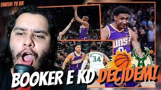 KD e Booker DECIDEM e Phoenix embala QUARTA vit&oacute;ria SEGUIDA! / Suns vs Bucks (An&aacute;lise)