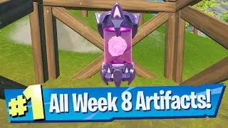 Week 8 Alien Artifact Locations - Fortnite (Chapter 2 Season 7)