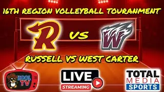 West Carter vs Russell Volleyball | 16th Region Tournament | LIVE | Kool TV | 10/28/25