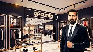 I Made $1,000,000 Selling Luxury Clothes! 👔🤑 (Mall Simulator Hindi #13) #OPCloths #MallSimulator