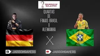 FIFA 23 MOBILE BRASIL X ALEMANH&Atilde;(COPA DO MUNDO QUARTAS DE FINAIS)