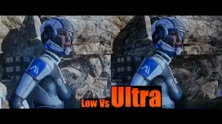 Mass Effect Andromeda Low Vs Ultra Settings 4K 60fps