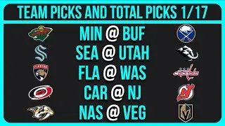 NHL Picks Today 1/17/26 NHL Picks and Predictions