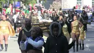 Helping Hand Mission Marching Band in 2022 Raleigh Christmas Parade