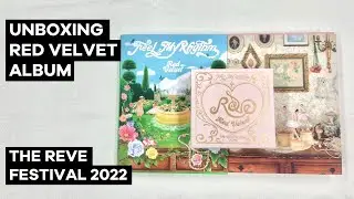 UNBOXING RED VELVET'S THE REVE FESTIVAL 2022 | Daebak Studios