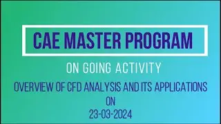 CAE MASTER PROGRAM | 