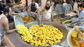 THE AUTHENTIC PESHAWARI NAMKEEN ROSH RECIPE - 50 KG GIANT MEAT BEEF DUM PUKHT MAKING