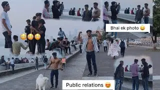 Public reaction on shirtless bodybuilder 😳😍| Marine drive Mumbai 🇮🇳 🤙🏼💪🏼#publicreaction