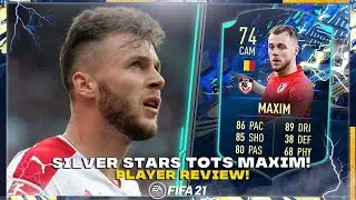 5 STAR SKILLER! 😏  SILVER STARS TOTS MAXIM PLAYER REVIEW! FIFA 21 ULTIMATE TEAM
