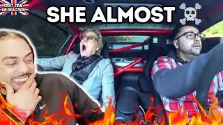 LMFAO!! PRO DRIVER TAKES DRIVING INSTRUCTOR STREET DRIFTING MUST WATCH [FIRST TIME UK REACTION]