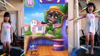 X&iacute; muội bắt chước m&egrave;o Cute Cat/icemac IMITATES Talking Tom/Funny jumping/icemac tv