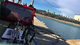 Live Beach Sessions Barcelona -- 21-01-2018 (Korg Volca & Roland Cube)