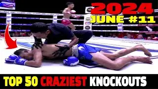 Top 50 Craziest Knockouts JUNE 2024 #11 (Muay Thai&bull;MMA&bull;Kickboxing&bull;Boxing)