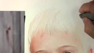 How to Draw Dark Hair With Colored Pencils!