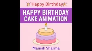 #happybirthday  Cake Animation 🎂 | Click to Light the Candle & Reveal Name! | #HTML #CSS JS