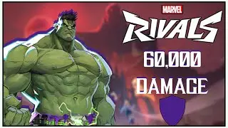 60,000 DAMAGE BLOCKED!!! Solo Q Ranked Hulk gameplay #MarvelRivals #Hulk #Ranked