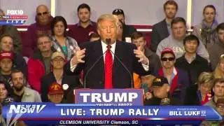 FULL: Donald Trump LIVE Clemson, SC Rally 02/10/16