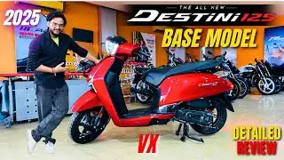 Finally 2025 Hero Destini 125 Red Detailed Review | On Road Price | Update | Features दमदार अंदाज़🔥