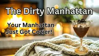 Dirty Cardamom Manhattan: Best Fall Cocktail!