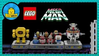New LEGO Mega Man Model - Better Than Mario?!