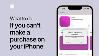 What to do if you can&rsquo;t make a purchase on your iPhone | Apple Support
