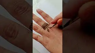 Finger mehndi design| #henna #mehndi#design #flowers #gulfdesigns #mehndidesign #basicmehndidesigns
