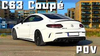 Mercedes C63 AMG Coupe 2017 | 4.0 BiTurbo 476 HP | POV Review Test Drive