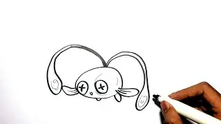 Cara Menggambar Pokemon Chinchou | How to Draw