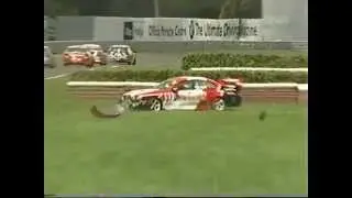 NZV8 Pukekohe 2007 Carlisle Crashes Red Flag