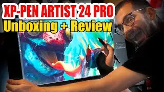 🇧🇷 Tela GIGANTESCA para Arte Digital XP-Pen Artist 24 Pro (Review e Unboxing)