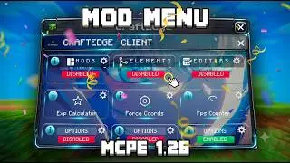 The Best Mod Menu Client For MCPE 1.26+