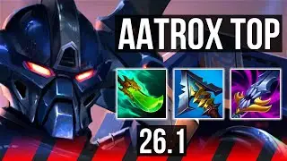 AATROX vs OLAF (TOP) | 91K damage, 5k gold comeback | EUW Master | 26.1