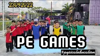 Outdoor Activites: Team Games, Passing Through The Hula Hoop, Throw & Catch The Ball! #pegames