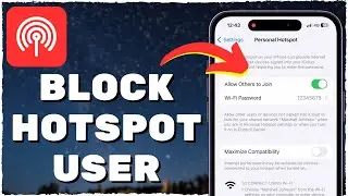 Как заблокировать пользователя точки доступа на iPhone