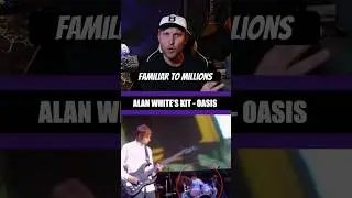 Famous concert and classic setup from Alan White ⚔️ #oasis #familiartomillions #drums #alanwhite